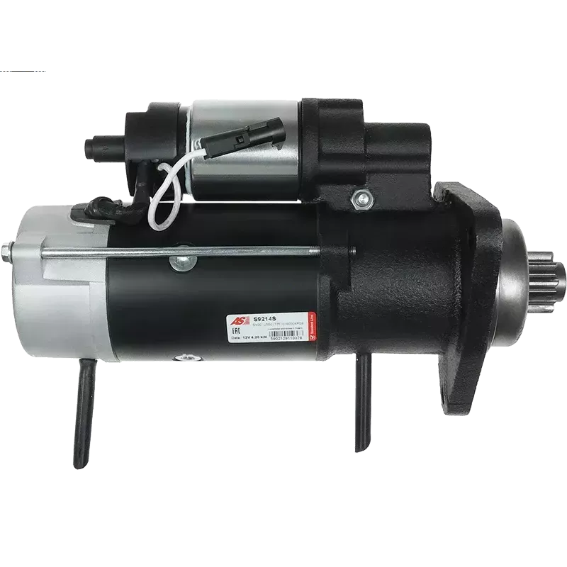 Démarreur 12V 4.20kW 10 dents AS-PL UD16547S, CARGO 114480, FIAT 84213446, ISKRA / LETRIKA 11.131.260, 11.131.798