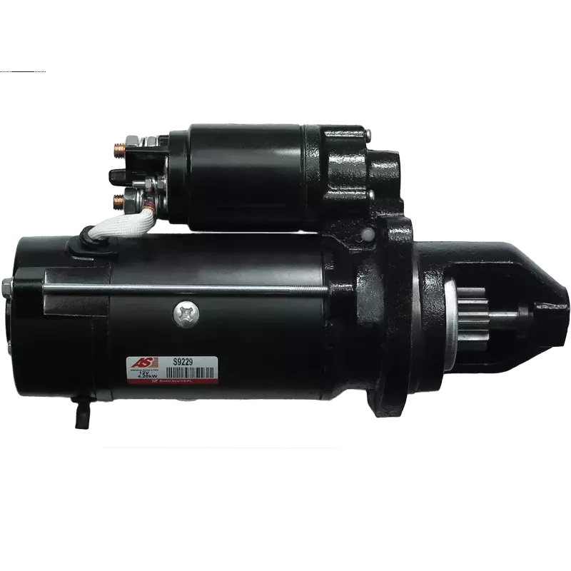 Démarreur 12V 4.2kW 10 dents AS-PL S9229, UD11163S, DOOSAN 46550710, ISKRA / LETRIKA 11.131.145, 11.131.382