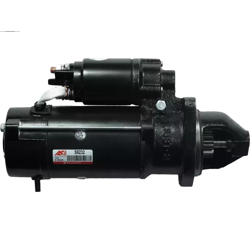 Démarreur 12V 4.20kW 10 dents AS-PL S9232, UD11317S, CASE 2852178, 2859528, 4717534