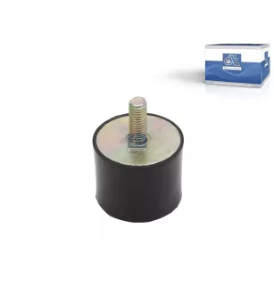 Butoir en caoutchouc, D: 50 mm, M10 x 1,5, H: 40 mm Pour MAN Chassis.