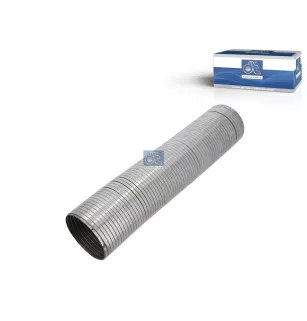Flexible d'échappement, d: 100 mm, D: 104 mm, L: 470 mm, S: 2 mm Pour MAN L/M/F/E 2000, S-Busse - 81.15210.0023