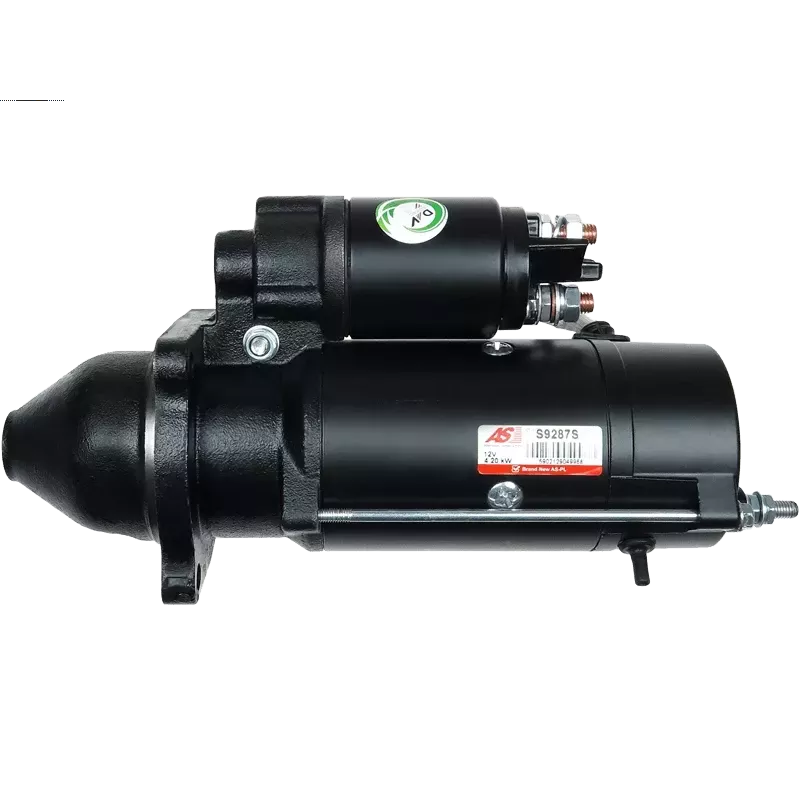 Démarreur 12V 4.2kW 10 dents AS-PL S9287S, UD13620S, CARGO 115389, CATERPILLAR 312-7576, 3127536