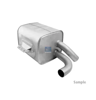 Silencieux Pour Mercedes-Benz Atego 1, Atego 2, Transporter, Unimog - 0004906214 - 0014901414 - 0024901414 - 0044905214