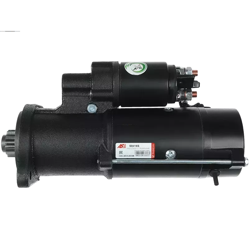 Démarreur 24V 4.00kW 10 dents AS-PL S9416S, UD18539S, DEUTZ 04125683, ISKRA / LETRIKA 11.132.117, 11.132.368