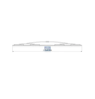 Balai d'essuie-glace pour DAF F/N 500-3600,Fiat Ducato,Iveco Axer,MAN Chassis,Mercedes-Benz Unimog