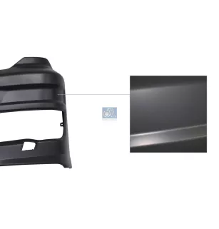 Angle de pare-chocs, gauche, gris pour MAN TG-Serie - 81.41610.5829