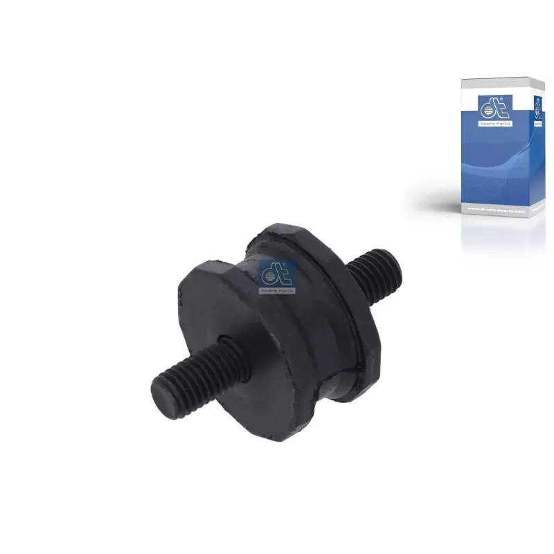 Palier en caoutchouc D: 36 mm, M10 x 1,5, L: 54 mm, H: 20 mm Pour Mercedes-Benz Actros 2, Actros 3, Atego 2, Axor, Chassis Palier en caoutchouc D: 36 mm, M10 x 1,5, L: 54 mm, H: 20 mm Pour Mercedes-Benz Actros 2, Actros 3, Atego 2, Axor, Chassis