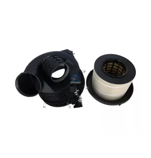 Carter de filtre à air, complet, avec filtre Pour Mercedes-Benz Actros 1, Actros 2, Actros 3, Atego 1, Axor - 0170944802