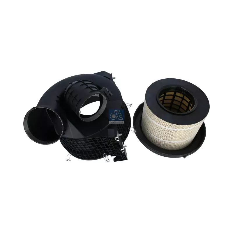 Carter de filtre à air, complet, avec filtre Pour Mercedes-Benz Actros 1, Actros 2, Actros 3, Atego 1, Axor - 0170944802