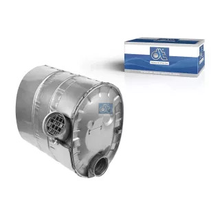 Silencieux, D: 127 mm, L: 602 mm, W: 438 mm, H: 628 mm Pour Renault C-Serie, K-Serie, Kerax, Premium, T-Serie - 7420920724