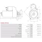 Démarreur 24V 4.00kW 10 dents AS-PL UD812392(LETRIKA)S, DELCO DRS0028, ISKRA / LETRIKA 11.131.271, AZF4572, IS1095