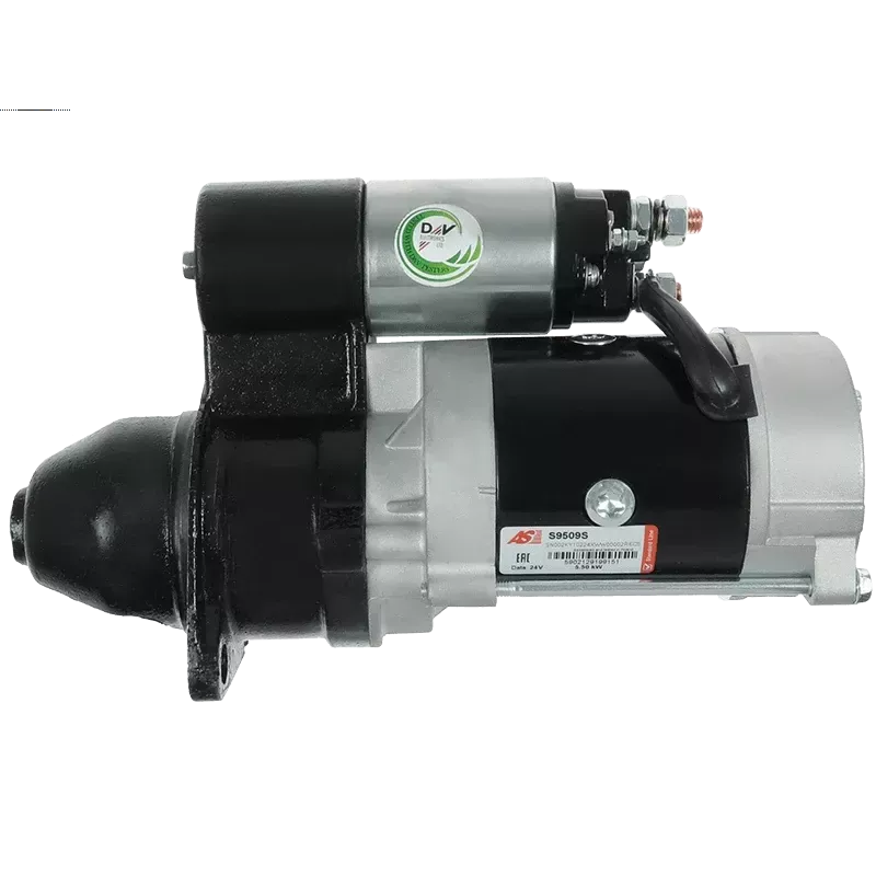 Démarreur 24V 5.50kW 11 dents AS-PL UD21440S, CASCO CST38607GS, DONGFENG 3708010AB42, QDJ2519, QDJ2519B