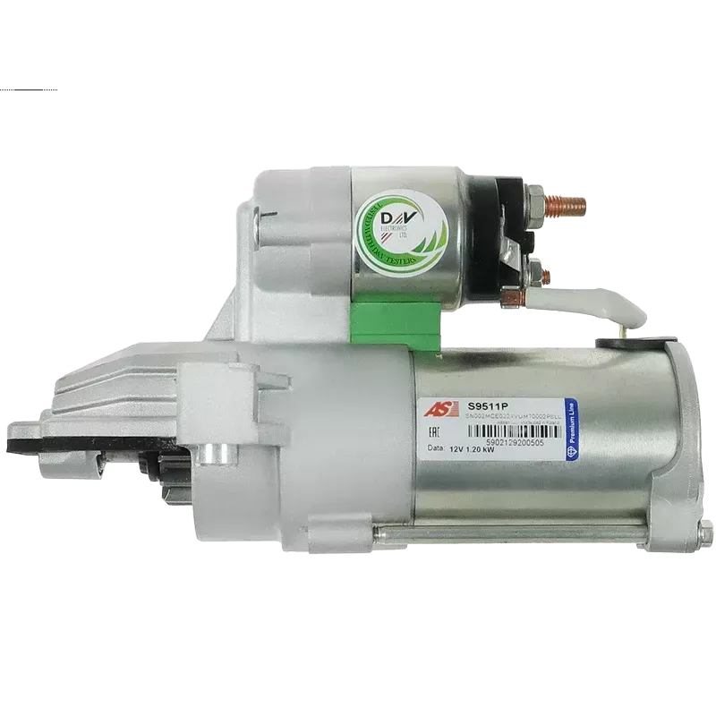 Démarreur 12V 1.20kW 13 dents AS-PL UD101609S, FORD 2190923, AMJX6T-11000-DA, AMJX6T-11000-DB, JX6T-11000-DA