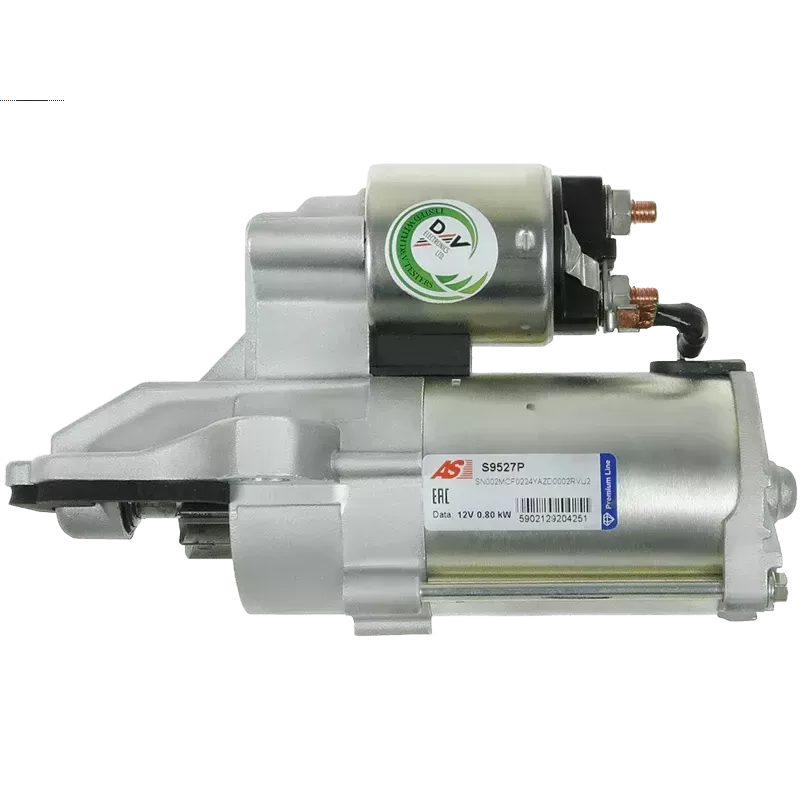 Démarreur 12V 0.80kW 12 dents AS-PL UD101610S, FORD 2206046, 2461276, AMJX6T-11000-EA, AMJX6T-11000-EB