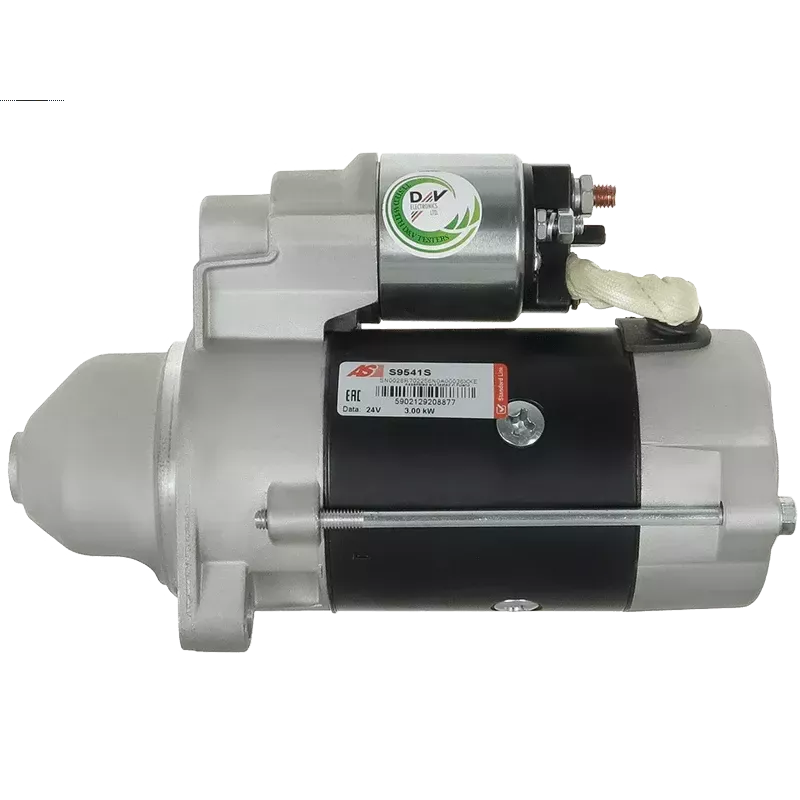 Démarreur 24V 3.00kW 10 dents AS-PL UD19740S, ISKRA / LETRIKA 11.131.588, 11.131.725, AZE6542, AZJ3444