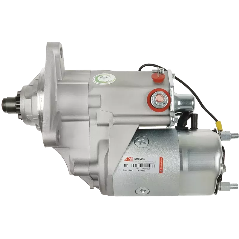 Démarreur 24V 4.50kW 11 dents AS-PL UD102189S, DAEWOO 65262017092, DOOSAN 30051600011, 30051600012, 65262017091