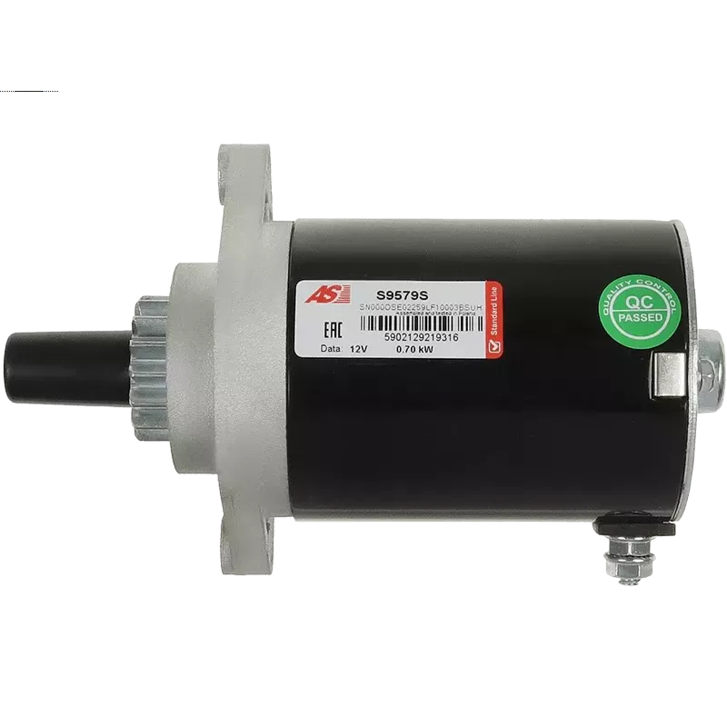 Démarreur 12V 0.70kW 15 dents AS-PL UD13680S, BOSCH F032115469, BRIGGS STRATTON 715208, CARGO 115469, ARROWHEAD SBS0043