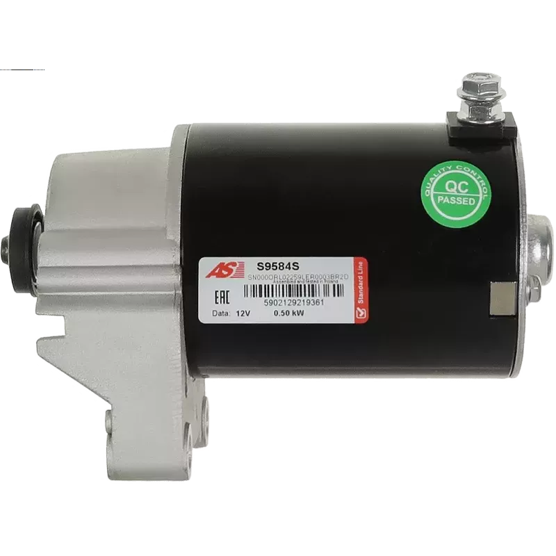 Démarreur 12V 0.50kW 16 dents AS-PL UD13651S, BOSCH F04200D001, BRIGGS STRATTON 393017, 394674, 394808