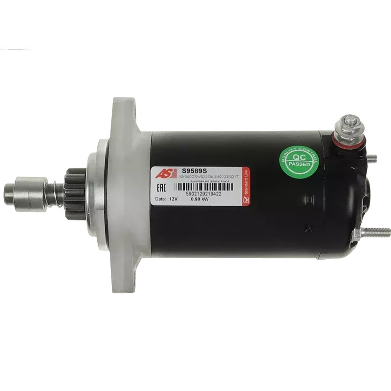 Démarreur 12V 0.90kW 9 dents AS-PL UD13698S, BOSCH F032111765, CARGO 111765, DENSO 128000-0486, 128000-4860 Démarreur 12V 0.90kW 9 dents AS-PL UD13698S, BOSCH F032111765, CARGO 111765, DENSO 128000-0486, 128000-4860