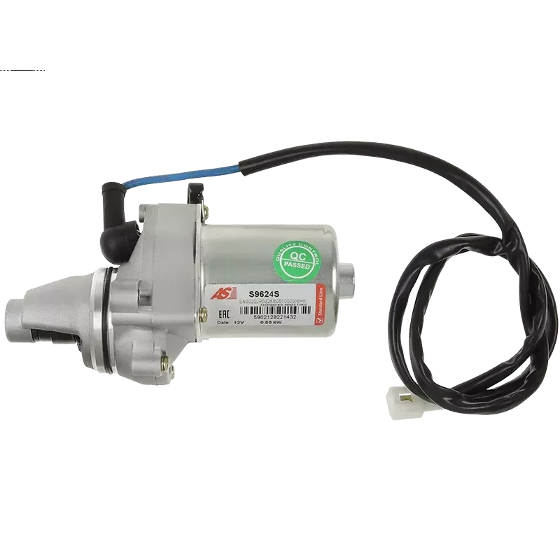 Démarreur 12V 0.60kW 14 dents AS-PL UD19026S, BOSCH F032111922, CARGO 111922, DELCO RS41185, HONDA 31200-HA0-0682