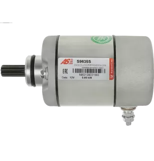 Démarreur 12V 0.60kW 9 dents AS-PL UD19068S, BOSCH F032111927, CARGO 111927, HONDA 31200-HM8-003, 31200-HM8-A41