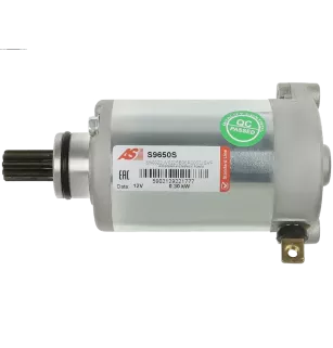 Démarreur 12V 0.30kW 9 dents AS-PL UD19032S, SUZUKI 31100-05300, 31100-05320, 31100-05500, 31100-05501