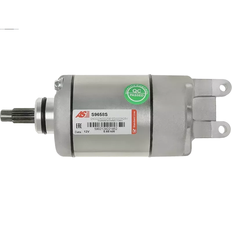 Démarreur 12V 0.60kW 10 dents AS-PL UD19137S, CARGO 111921, DELCO RS41181, DENSO 128000-4400, HONDA 31200-HA0-773 Démarreur 12V 0.60kW 10 dents AS-PL UD19137S, CARGO 111921, DELCO RS41181, DENSO 128000-4400, HONDA 31200-HA0-773