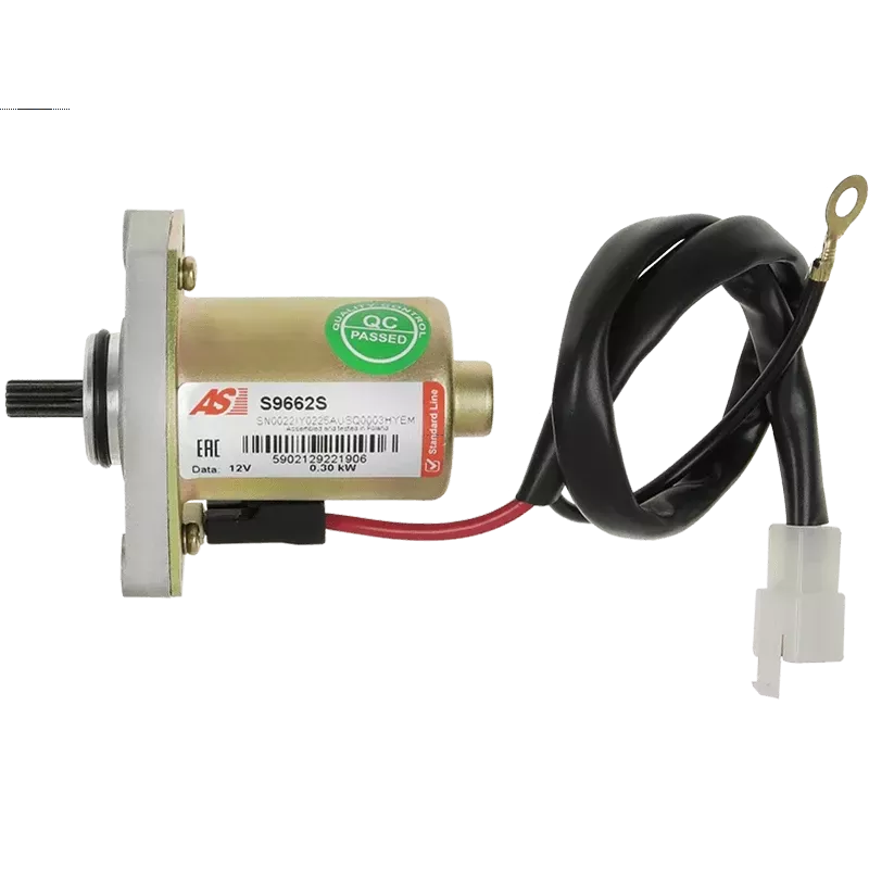 Démarreur 12V 0.30kW 10 dents AS-PL UD18999S, ALANKO 10439237, DIXIE 242-06129, LESTER 18642 18646 Démarreur 12V 0.30kW 10 dents AS-PL UD18999S, ALANKO 10439237, DIXIE 242-06129, LESTER 18642 18646