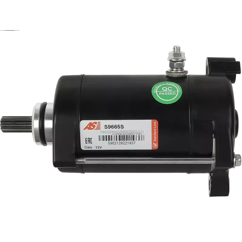 Démarreur 12V 9 dents AS-PL UD19111S, BOSCH F032111917, CARGO 111917, 116127, STU2917 Démarreur 12V 9 dents AS-PL UD19111S, BOSCH F032111917, CARGO 111917, 116127, STU2917