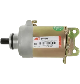 Démarreur 12V 0.40Kw 9 dents CAGIVA 800093633, 800093600, AUTOTEAM SMT135A, APRILIA AP8550442, CASCO CST33135AS