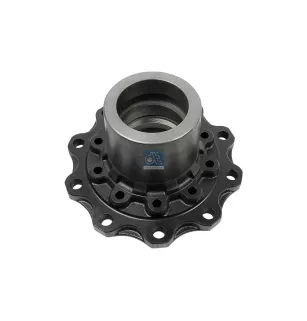 Moyeu de roue, sans roulements, d1: 153.6 mm, d2: 127 mm, D: 382 mm, 10 bores, b: 24 mm, P: 335 mm, H: 194 mm Pour Scania