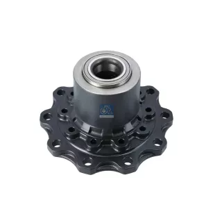 Moyeu de roue, avec roulement, d1: 153.6 mm, d2: 127 mm, D: 382 mm, 10 bores, b: 24 mm, P: 335 mm, H: 194 mm Pour Scania