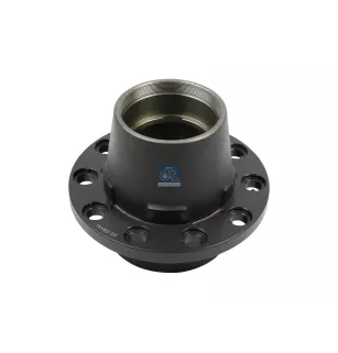 Moyeu de roue, sans roulements, d1: 120 mm, d2: 150 mm, D: 270 mm, 10 bores, b: 22 mm, P: 225 mm, M125 x 2, H: 205 mm