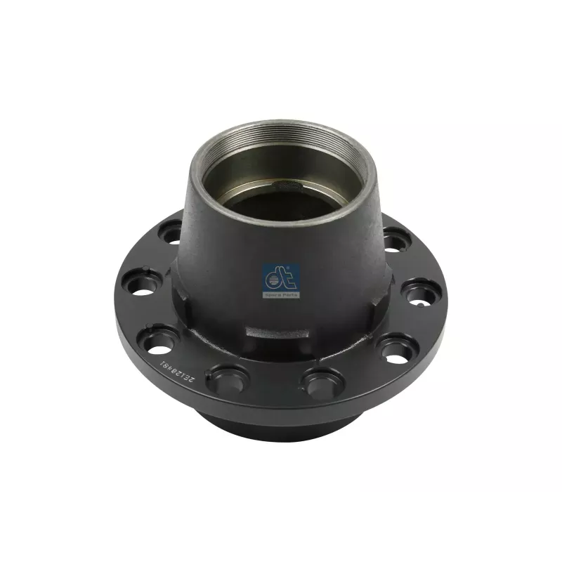 Moyeu de roue, sans roulements, d1: 120 mm, d2: 150 mm, D: 270 mm, 10 bores, b: 22 mm, P: 225 mm, M125 x 2, H: 205 mm