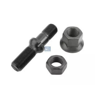 Goujon de roue, complet, M22 x 2, LTh1: 43 mm, LTh2: 28 mm, Lu: 48 mm, D: 32 mm, L: 110 mm, 10.9 pour BPW tbd - 09.806.13.30.0