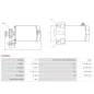 Démarreur 12V 0.65kW 16 dents Remplace pour AS-PL UD19203S, BRIGGS STRATTON 390838, 391423