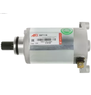 Démarreur 12V 0.50Kw 9 dents HYOSUNG 31100-42A01, 31100-HD6-300, 31100-HG5-100, 31100-HL7-300, KUHNER 255776