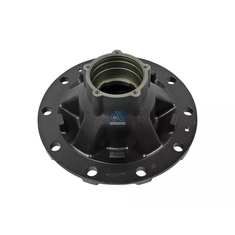 Moyeu de roue, sans roulements, d1: 110 mm, d2: 130 mm, D: 377 mm, 10 bores Pour Meritor Essieux - 14219784 Moyeu de roue, sans roulements, d1: 110 mm, d2: 130 mm, D: 377 mm, 10 bores Pour Meritor Essieux - 14219784