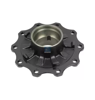 Moyeu de roue, sans roulements, d1: 138 mm, d2: 138 mm, D: 380 mm.