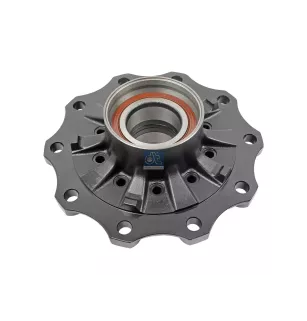 Moyeu de roue, avec roulement, d1: 138 mm, d2: 138 mm, D: 380 mm, 10 bores, b: 22 mm, H: 148 mm Pour SAF tbd - 3.307.3044.00