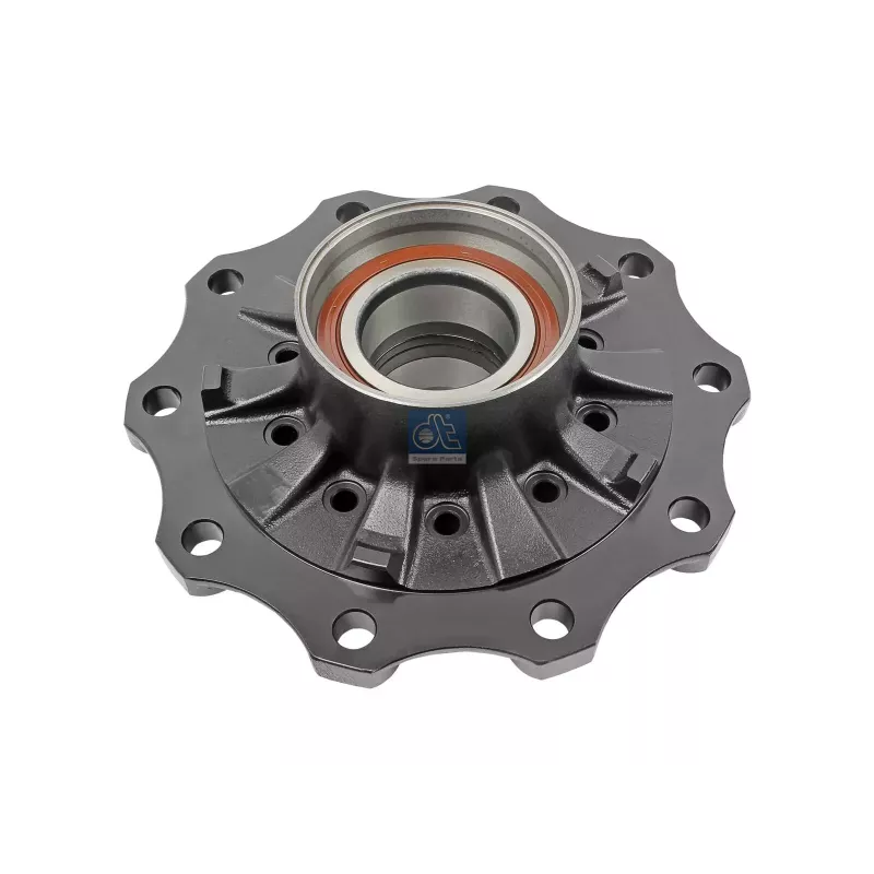 Moyeu de roue, avec roulement, d1: 138 mm, d2: 138 mm, D: 380 mm, 10 bores, b: 22 mm, H: 148 mm Pour SAF tbd - 3.307.3044.00