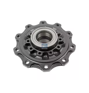 Moyeu de roue, avec roulement, d1: 138 mm, d2: 138 mm, D: 380 mm.