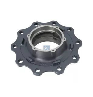 Moyeu de roue, sans roulements, d1: 165 mm, d2: 165 mm, D: 380 mm, 10 bores, b: 22 mm, H: 134.5 mm Pour SAF tbd - 1.307.1129.00