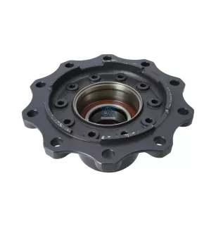 Moyeu de roue, avec roulement, d1: 138 mm, d2: 138 mm, D: 380 mm.
