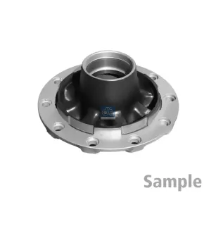 Moyeu de roue, sans roulements, d1: 138 mm, d2: 138 mm, D: 380 mm, 10 bores, b: 22 mm, H: 148 mm Pour SAF tbd - 3.307.3044.00S