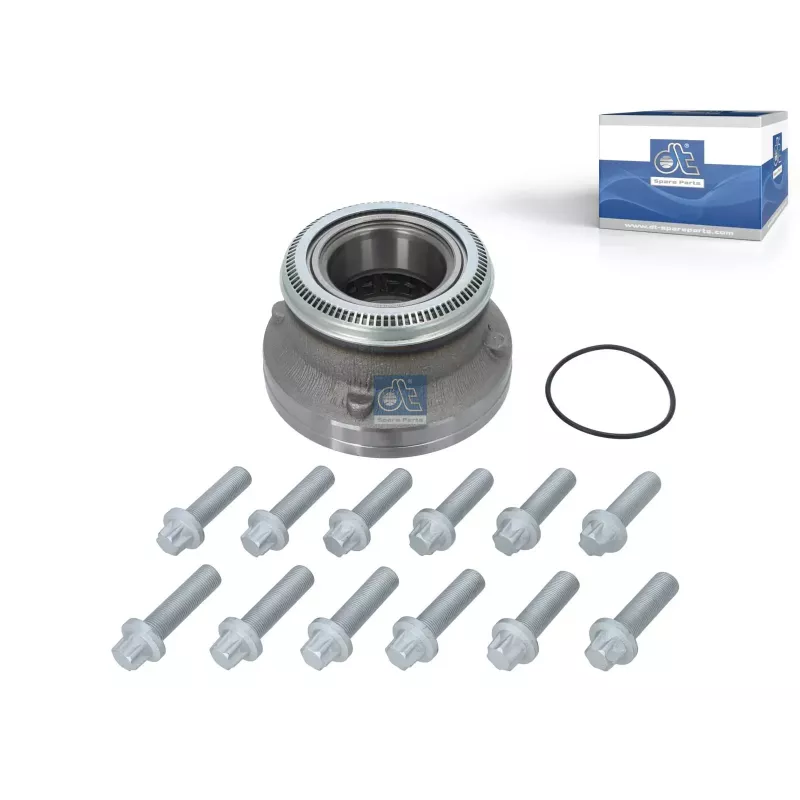 Unité de palier de roue, avec des vis, d: 82 mm, D: 196 mm, H: 113.5 mm Pour Schmitz Cargobull tbd - SAF tbd - 3.200.2001.51