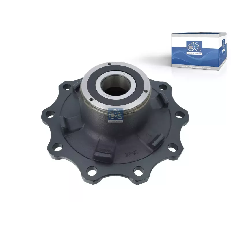 Moyeu de roue, avec roulement, d1: 120 mm, d2: 147 mm, D: 380 mm, 10 bores, b: 22 mm, H: 184.5 mm Pour SAF tbd - 1.307.1159.10S