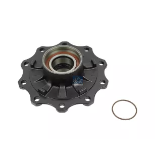 Moyeu de roue, avec roulement, d1: 138 mm, d2: 138 mm, D: 380 mm, 10 bores, b: 22 mm, H: 147 mm Pour SAF tbd - 1.307.3043.10