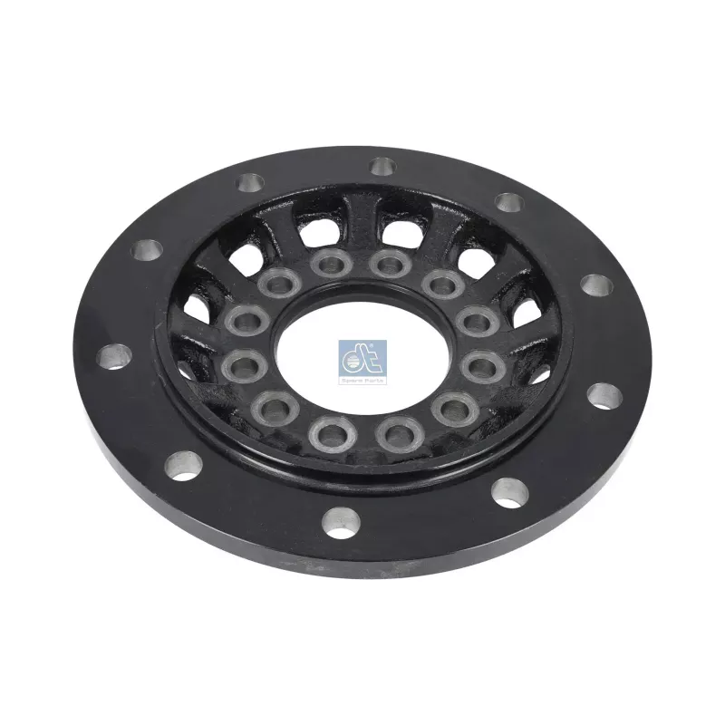 Moyeu de roue, sans roulements, D: 386 mm, 10 bores, b1: 22 mm.