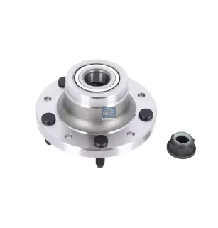 Moyeu de roue, avec ecrou, d: 37 mm, D: 193 mm, 5 bores, H: 78 mm Pour Ford Transit - 1371312 - 1377911 - 1417336